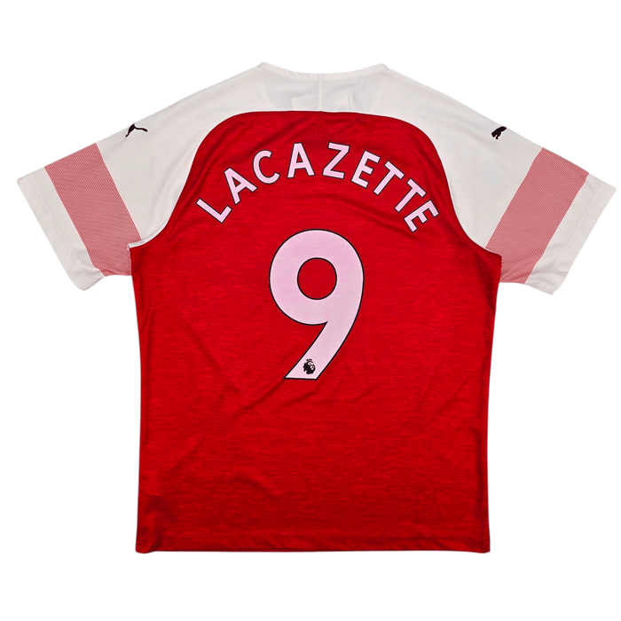 2018/19 Arsenal Home Football Shirt (L) Puma 9 Lacazette - Football Finery - FF302768