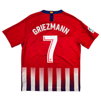 2018/19 Atletico Madrid Home Football Shirt (L) Nike 7 Griezmann - Football Finery - FF304045