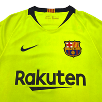2018/19 Barcelona Away Football Shirt (S) Nike 10 Messi - Football Finery - FF303321