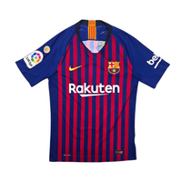 2018/19 Barcelona Home Football Shirt (S) Nike 8 Iniesta (Player Version) - Football Finery - FF302698