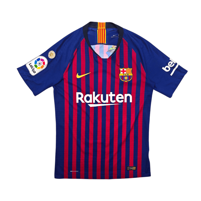 2018/19 Barcelona Home Football Shirt (S) Nike 8 Iniesta (Player Version) - Football Finery - FF302698