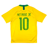 2018/19 Brazil Home Football Shirt (L) Nike 10 Neymar Jr - Football Finery - FF302664