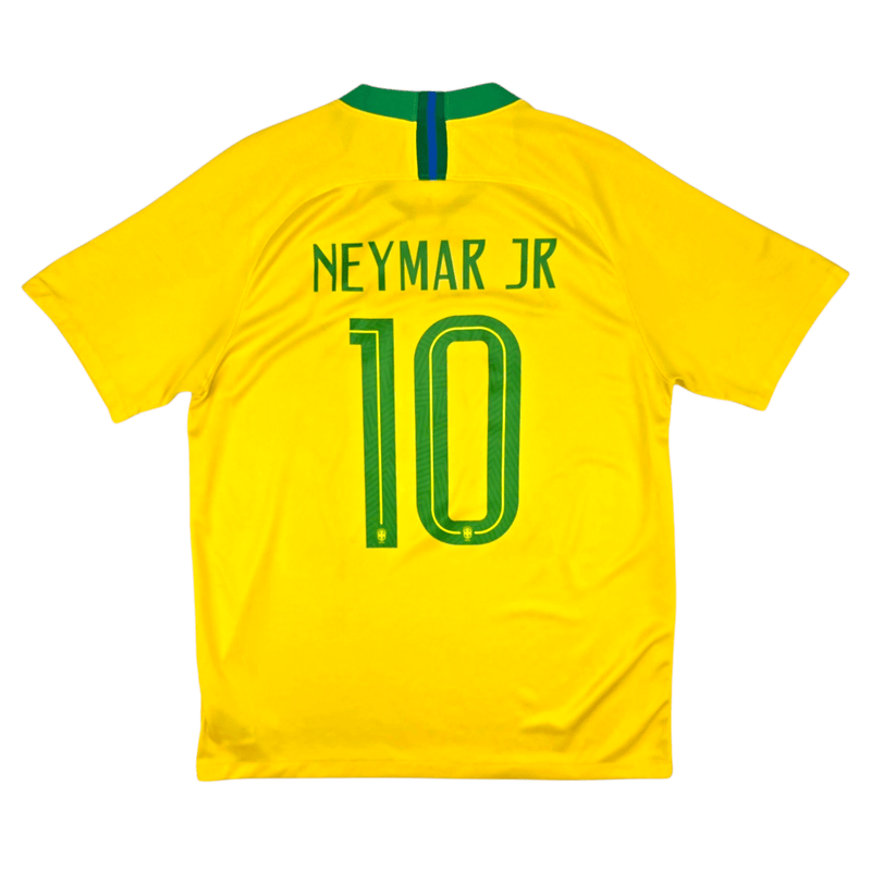 2018/19 Brazil Home Football Shirt (L) Nike 10 Neymar Jr - Football Finery - FF302664