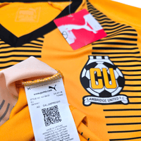 2018/19 Cambridge United Home Football Shirt (2XL) Puma (BNWTs) Squad Signed - Football Finery - FF303964