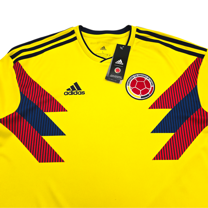 2018/19 Colombia Home Football Shirt (L) Adidas (BNWTs) - Football Finery - FF303635