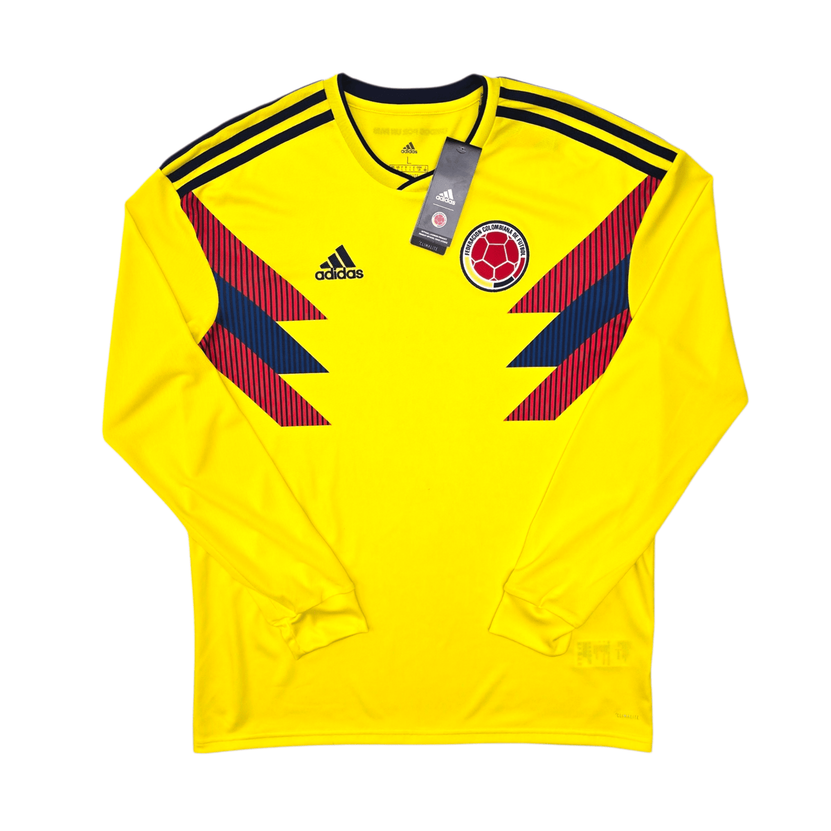 2018/19 Colombia Home Football Shirt (L) Adidas (BNWTs) - Football Finery - FF303635