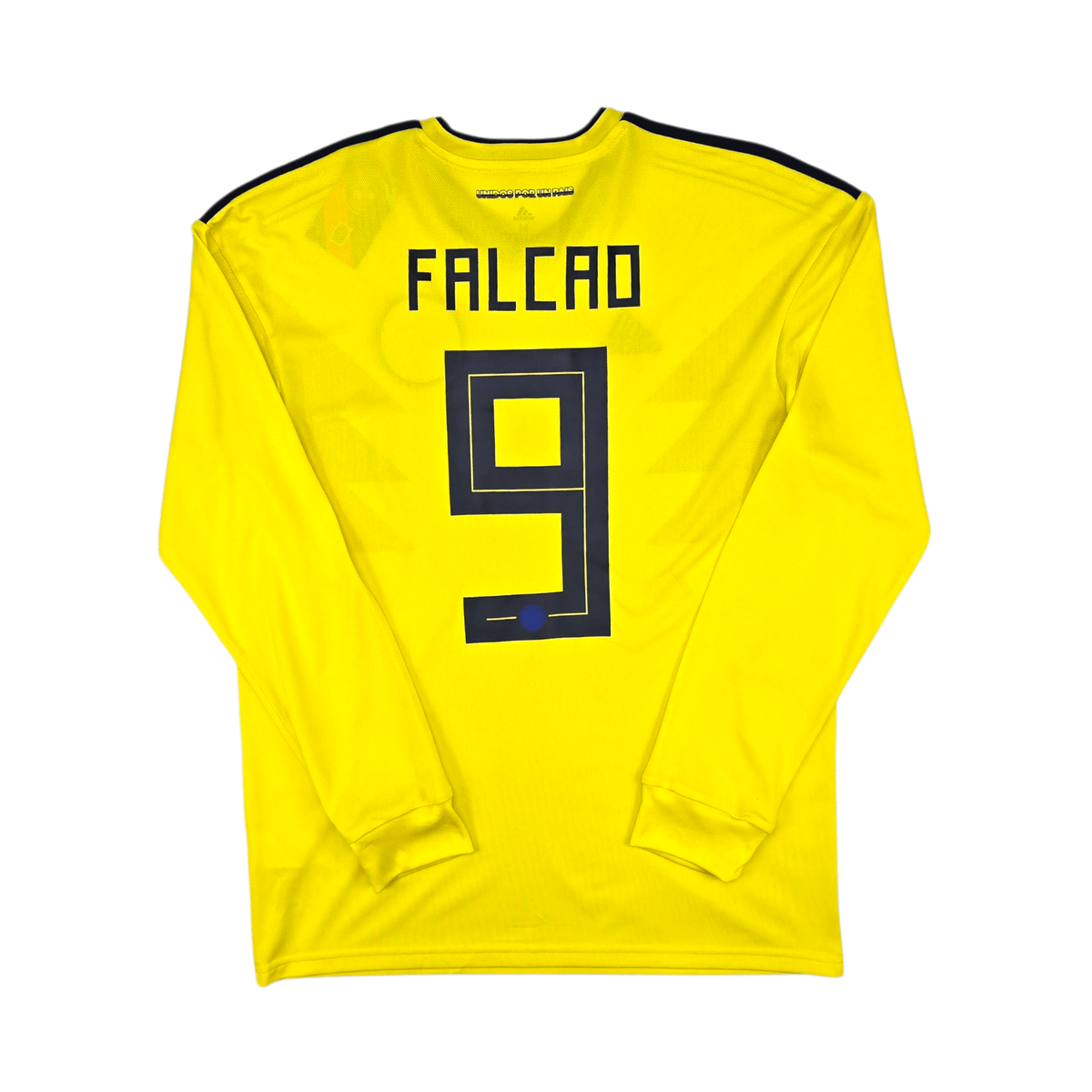 2018/19 Colombia Home Football Shirt (M) Adidas 9 Falcao - Football Finery - FF302504