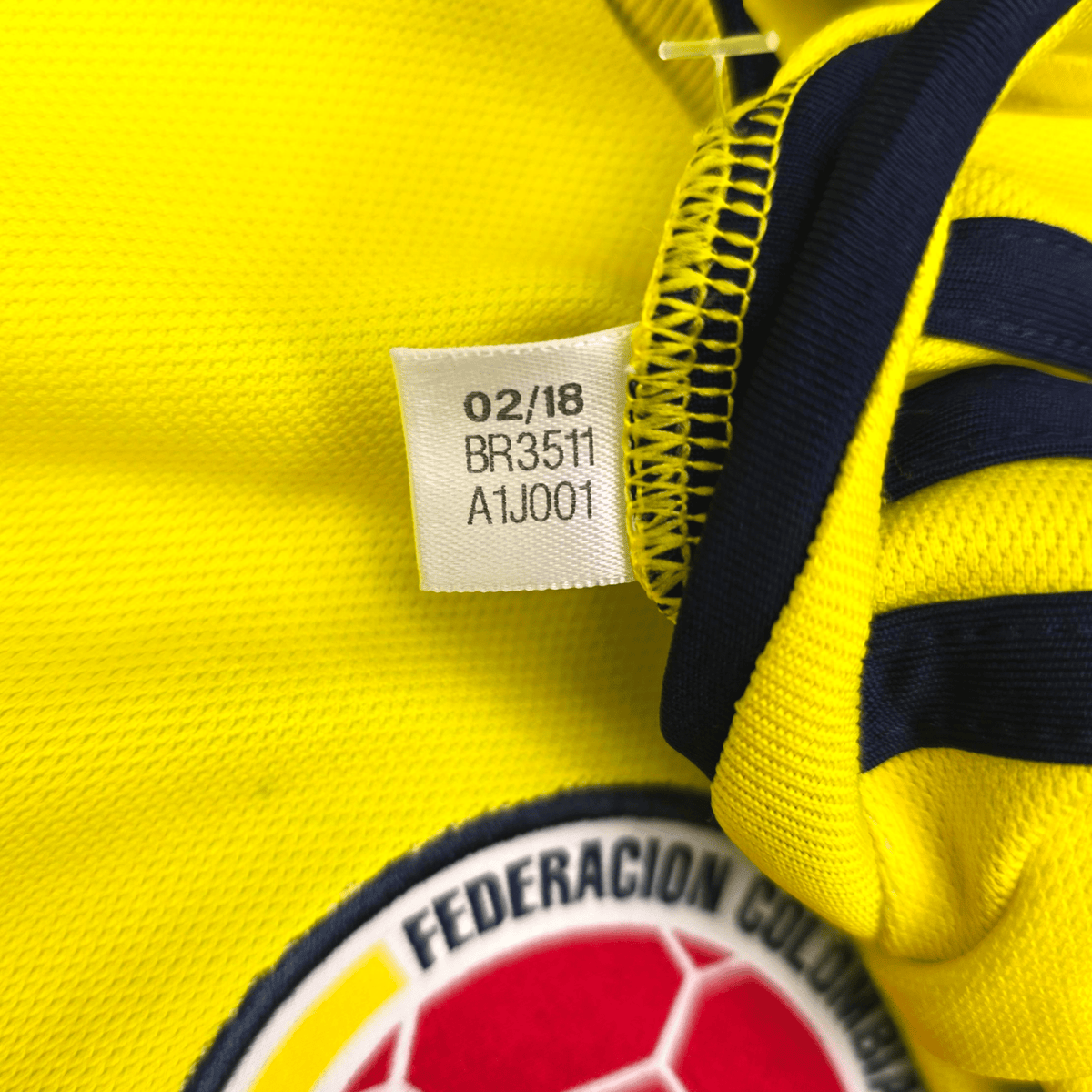 2018/19 Colombia Home Football Shirt (M) Adidas 9 Falcao - Football Finery - FF302504