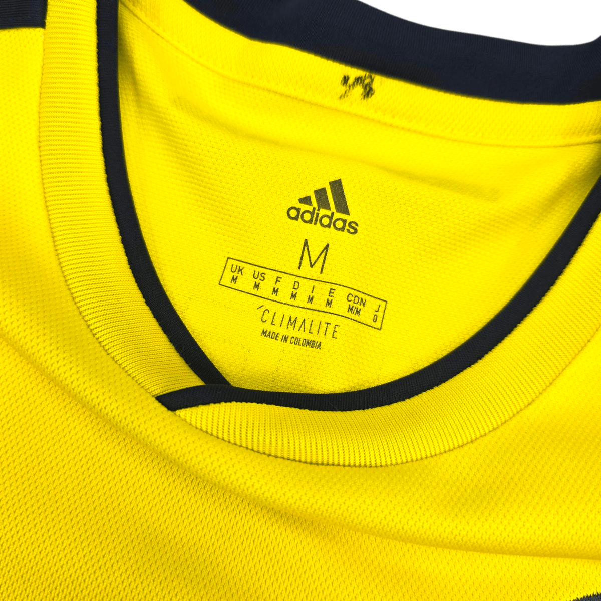 2018/19 Colombia Home Football Shirt (M) Adidas 9 Falcao - Football Finery - FF302504