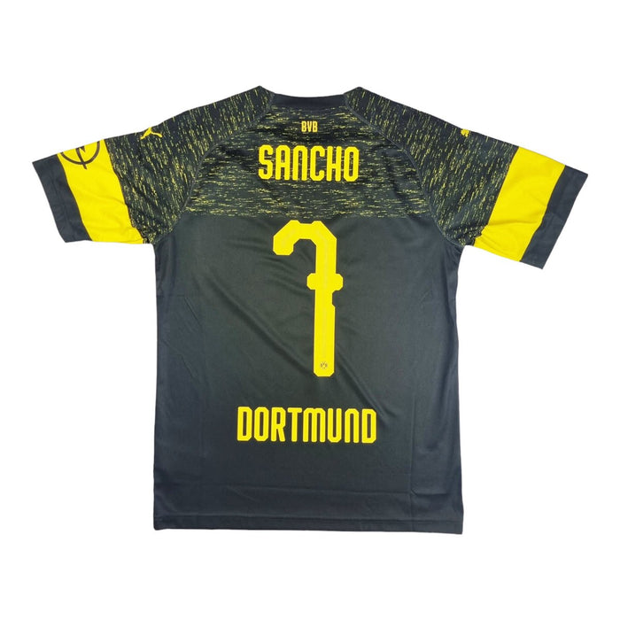 2018/19 Dortmund Away Football Shirt (M) Puma #7 Sancho - Football Finery - FF202384
