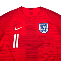 2018/19 England Away Football Shirt (S) Nike 11 Vardy - Football Finery - FF303253
