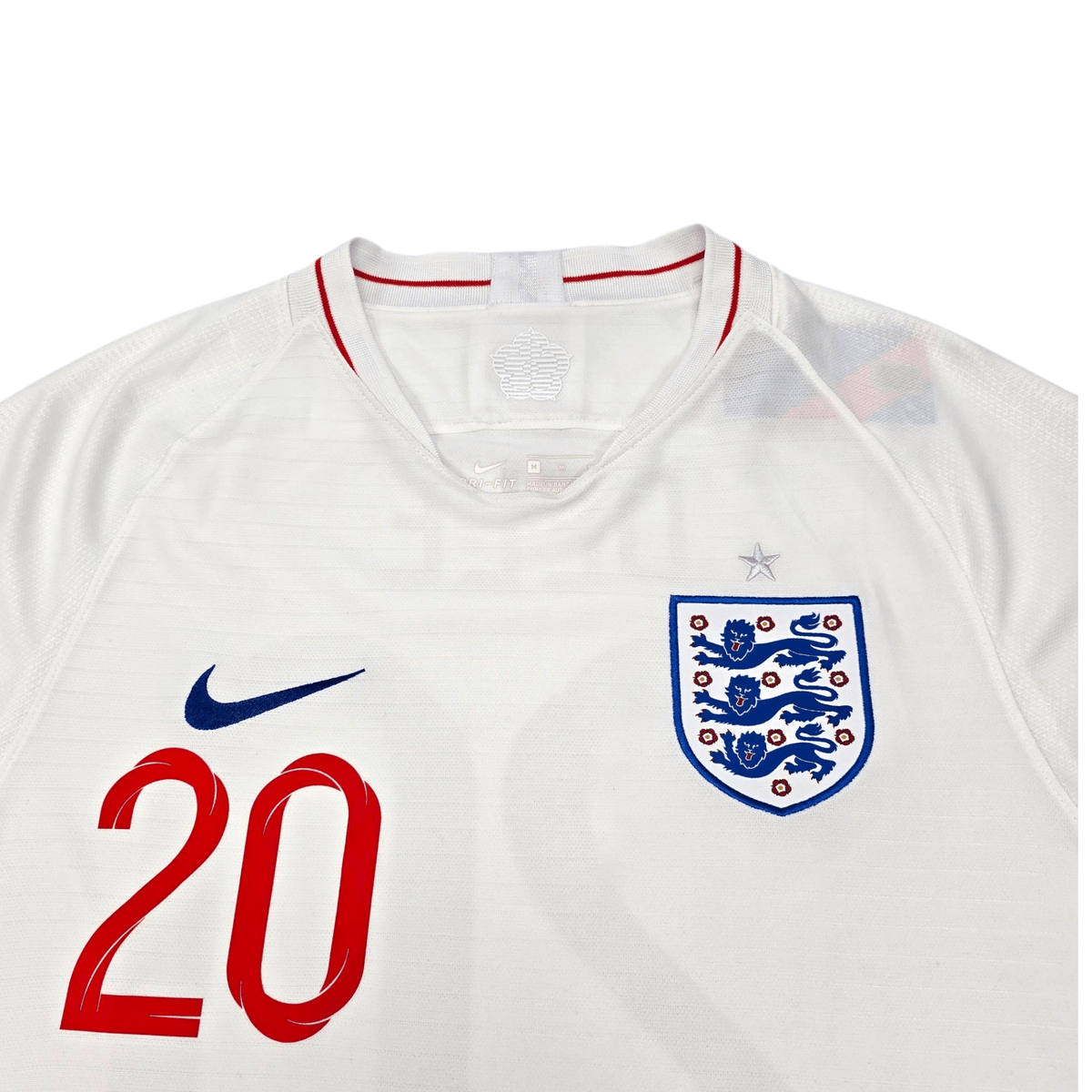 2018/19 England Home Football Shirt (M) Nike #20 Dele - Football Finery - FF300252