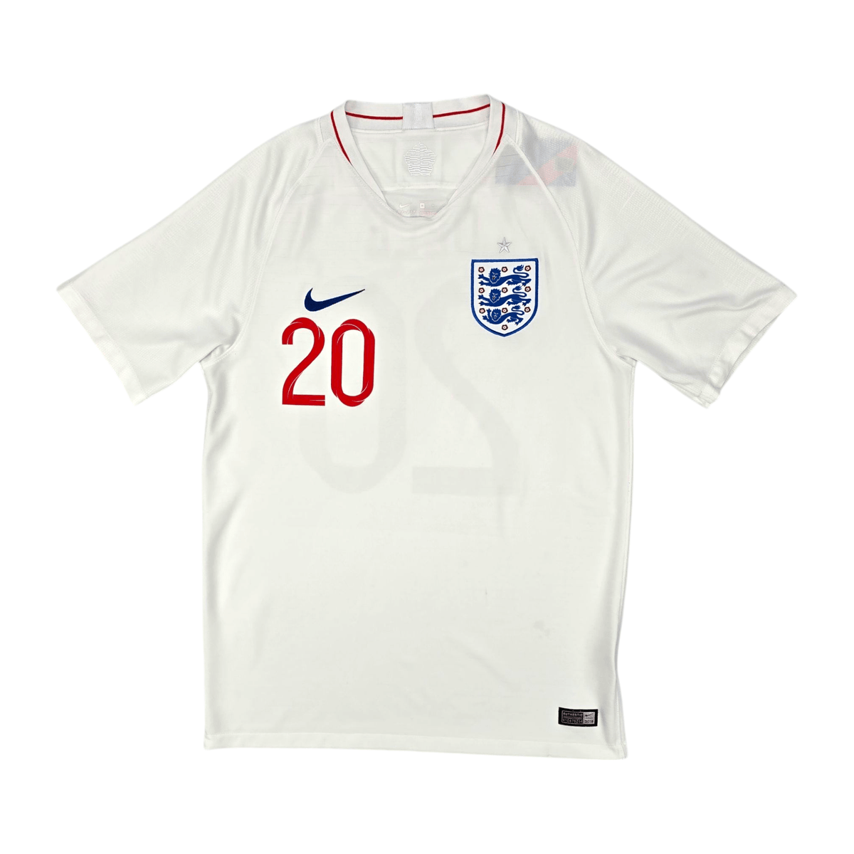 2018/19 England Home Football Shirt (M) Nike #20 Dele - Football Finery - FF300252