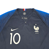 2018/19 France Home Football Shirt (XL) Nike #10 Mbappe - Football Finery - FF300738