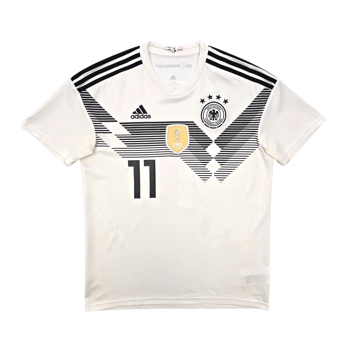 2018/19 Germany Home Football Shirt (M) Adidas 11 Reus - Football Finery - FF301816