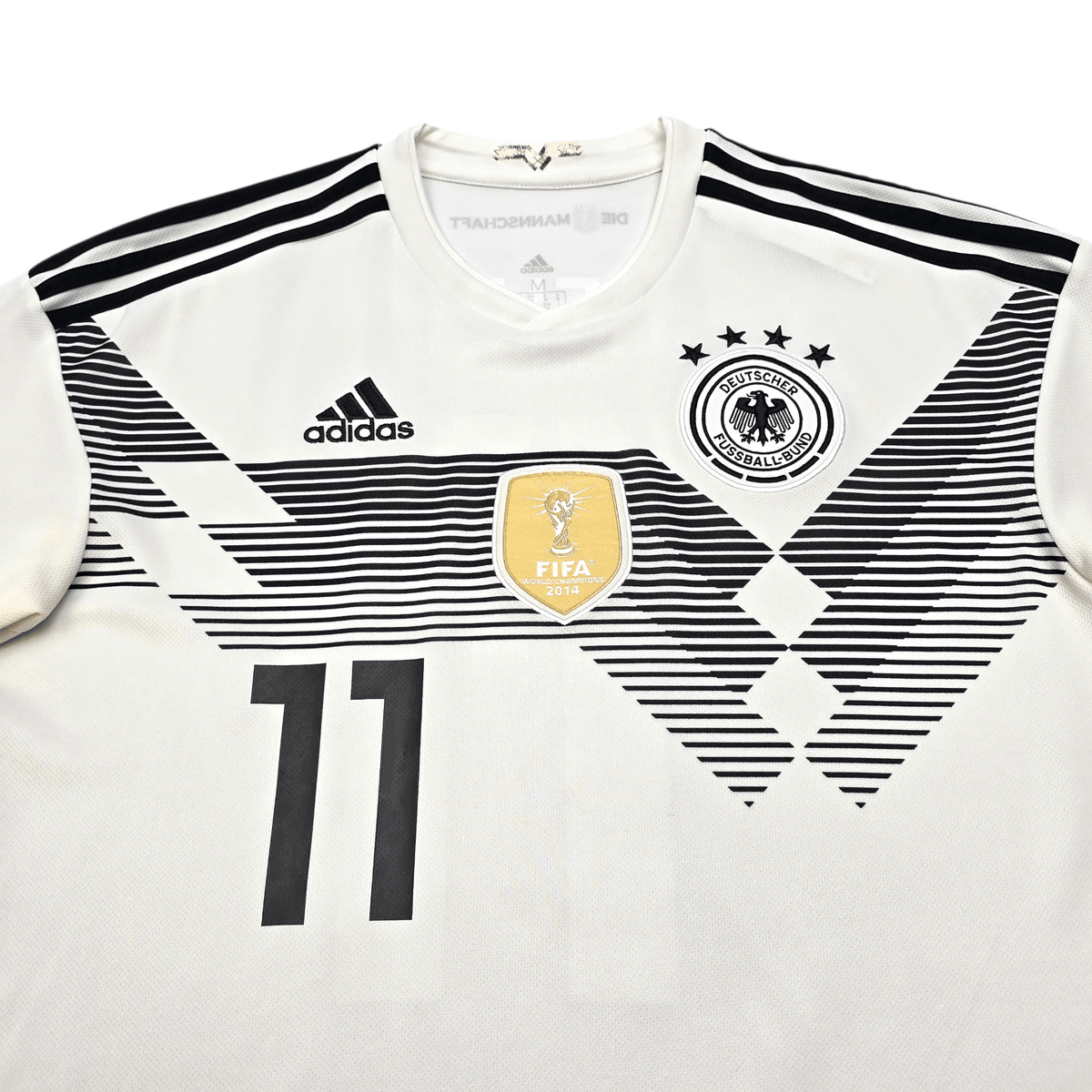 2018/19 Germany Home Football Shirt (M) Adidas 11 Reus - Football Finery - FF301816