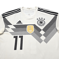 2018/19 Germany Home Football Shirt (M) Adidas 11 Reus - Football Finery - FF301816