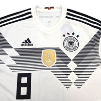 2018/19 Germany Home Football Shirt (M) Adidas 8 Kroos - Football Finery - FF306706