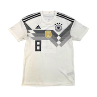 2018/19 Germany Home Football Shirt (S) Adidas 8 Kroos - Football Finery - FF300945