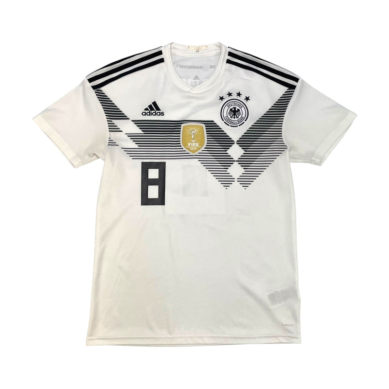 2018/19 Germany Home Football Shirt (S) Adidas 8 Kroos - Football Finery - FF300945