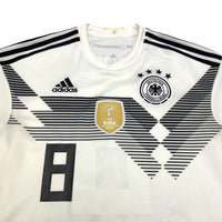 2018/19 Germany Home Football Shirt (S) Adidas 8 Kroos - Football Finery - FF300945