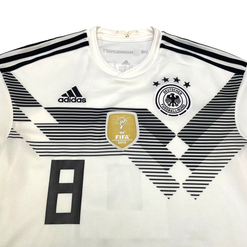 2018/19 Germany Home Football Shirt (S) Adidas 8 Kroos - Football Finery - FF300945