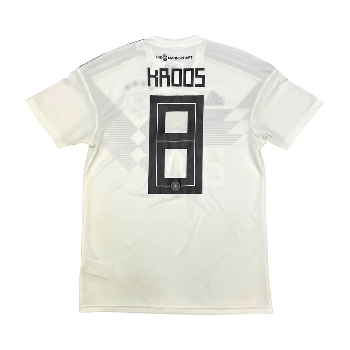 2018/19 Germany Home Football Shirt (S) Adidas 8 Kroos - Football Finery - FF300945
