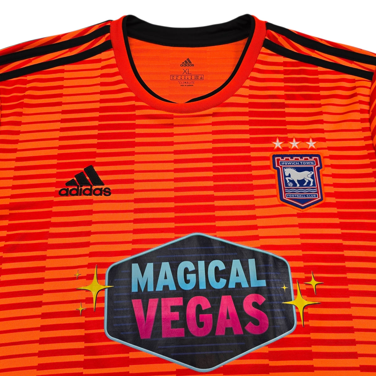 2018/19 Ipswich Town Away Football Shirt (XL) Adidas - Football Finery - FF305440