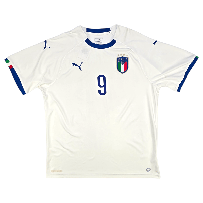 2018/19 Italy Away Football Shirt (XL) Puma 9 Balotelli - Football Finery - FF301688