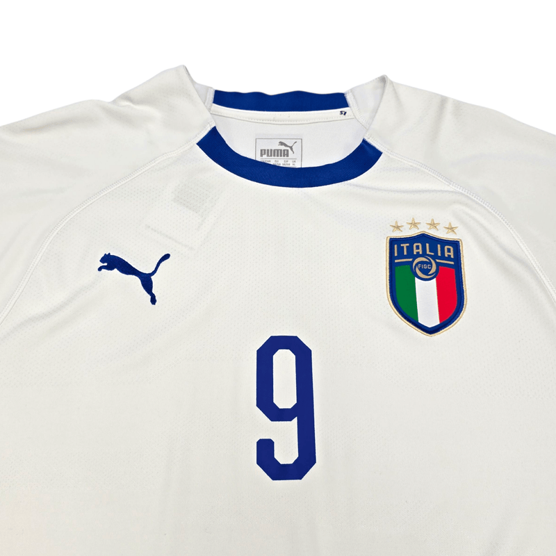 2018/19 Italy Away Football Shirt (XL) Puma 9 Balotelli - Football Finery - FF301688
