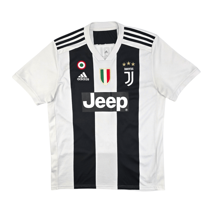 2018/19 Juventus Home Football Shirt (L) Adidas #7 Ronaldo - Football Finery - FF204520