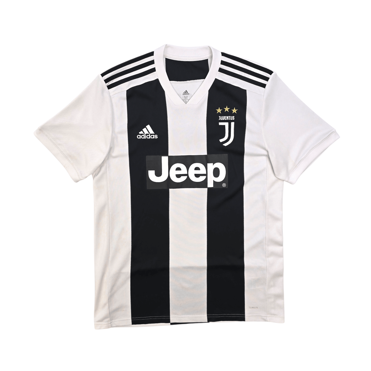 2018/19 Juventus Home Football Shirt (M) Adidas 7 Ronaldo - Football Finery - FF302964
