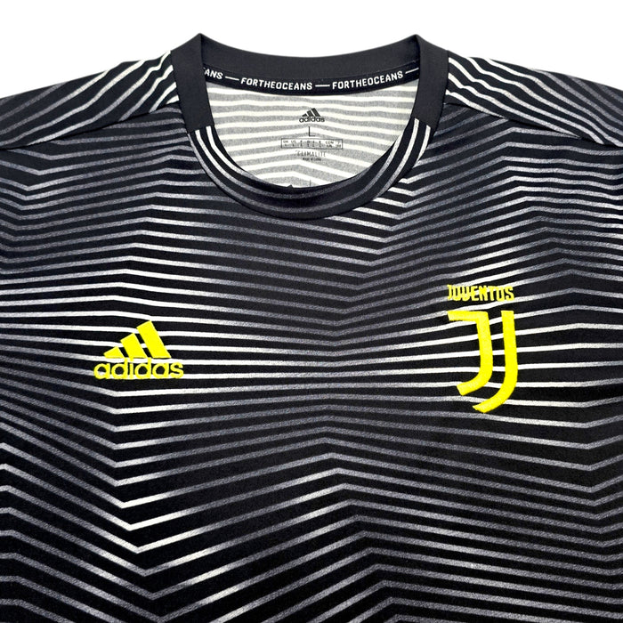 2018/19 Juventus Training Shirt Football Shirt (L) Adidas - Football Finery - FF305680