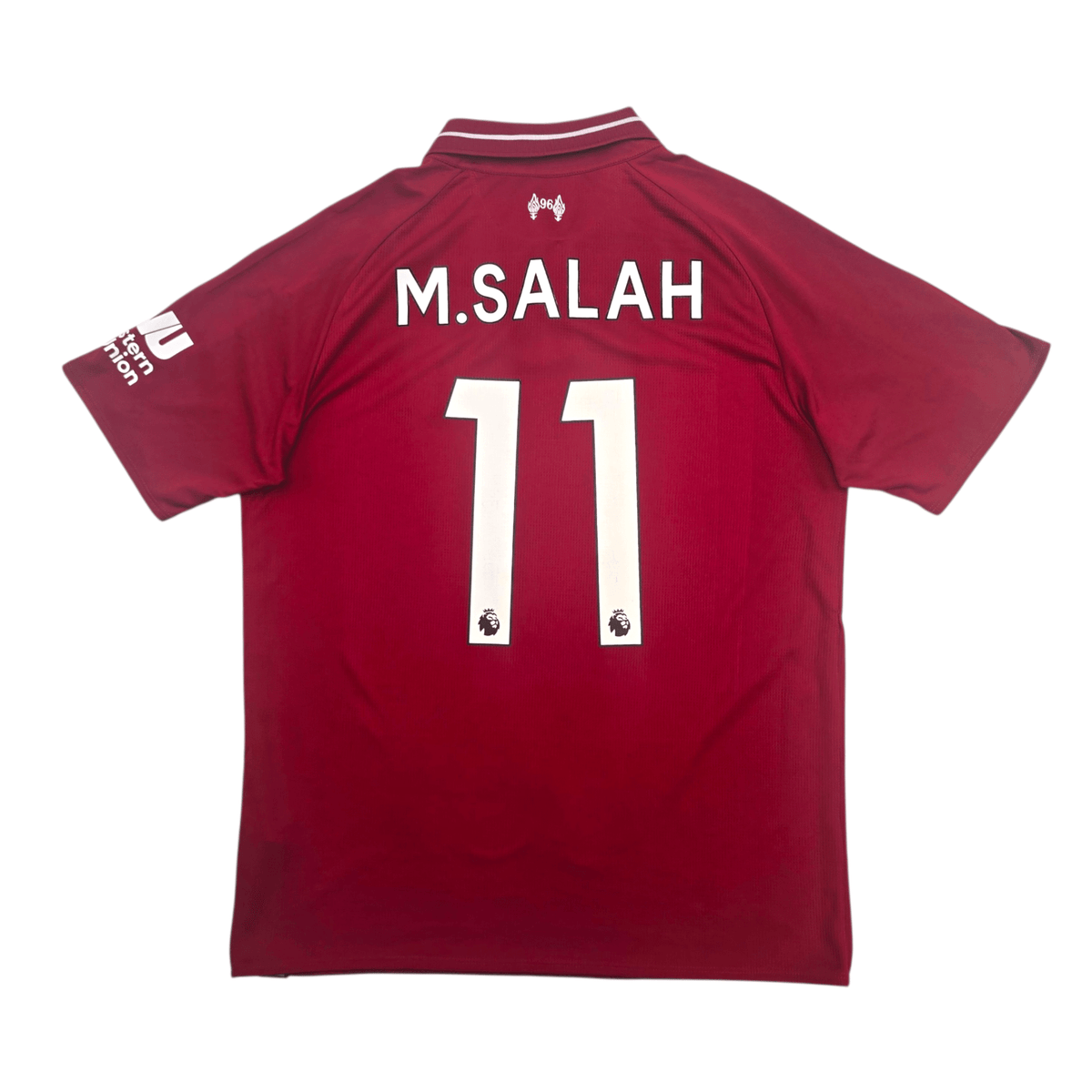 2018/19 Liverpool Home Football Shirt (M) New Balance 11 Salah - Football Finery - FF303988