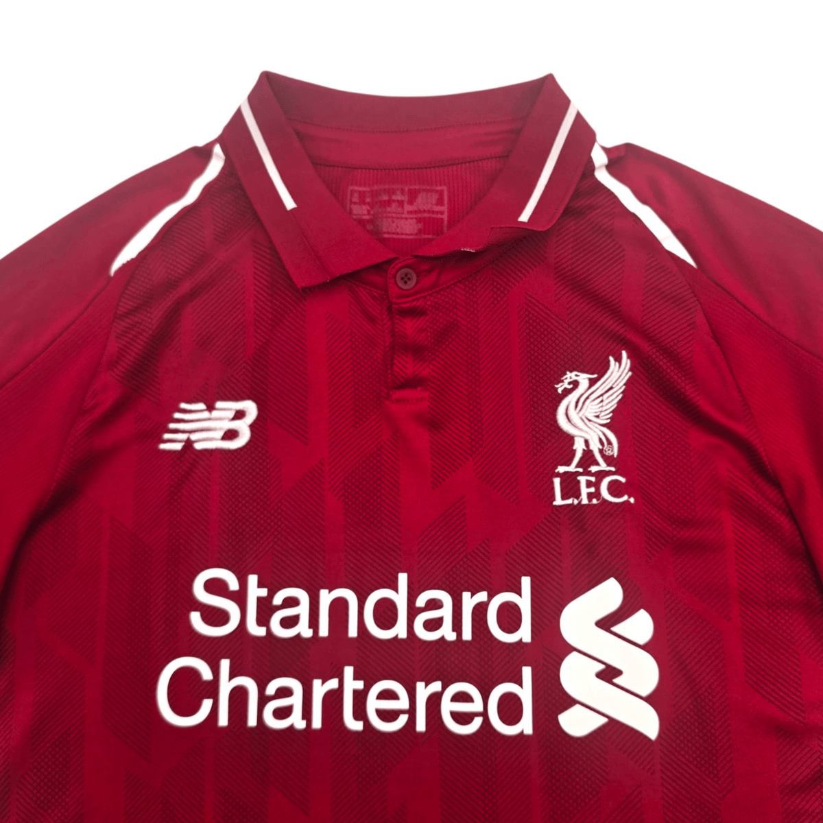 2018/19 Liverpool Home Football Shirt (M) New Balance 11 Salah - Football Finery - FF303988