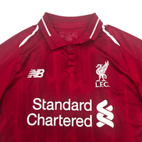2018/19 Liverpool Home Football Shirt (M) New Balance 11 Salah - Football Finery - FF303988