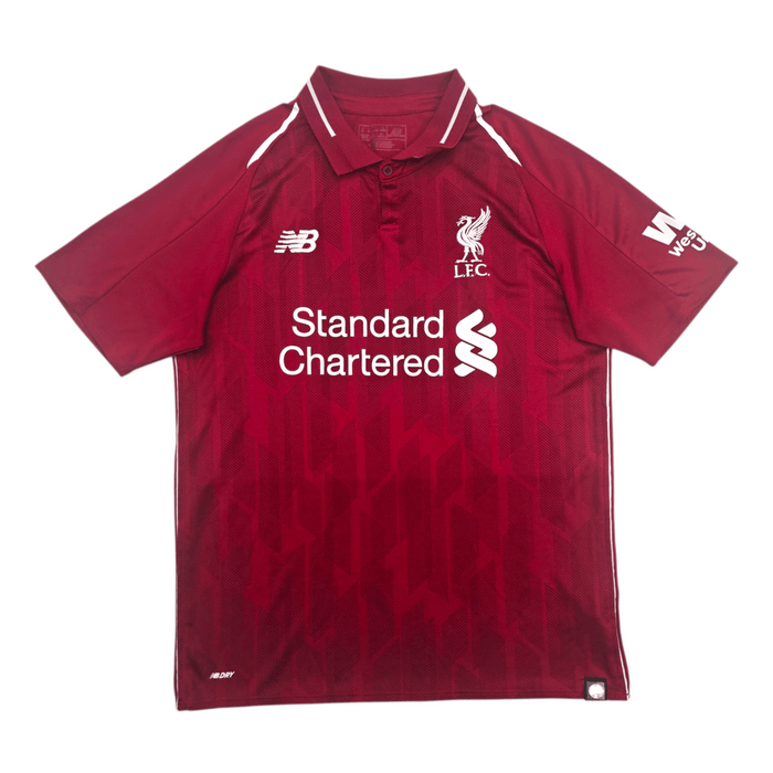 2018/19 Liverpool Home Football Shirt (M) New Balance 11 Salah - Football Finery - FF303988
