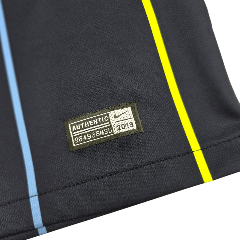 2018/19 Manchester City Away Football Shirt (S) Nike 4 Kompany - Football Finery - FF301314