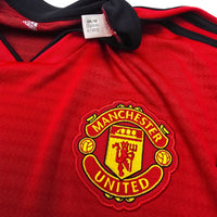 2018/19 Manchester United Home Football Shirt (XL) Adidas 6 Pogba - Football Finery - FF303971