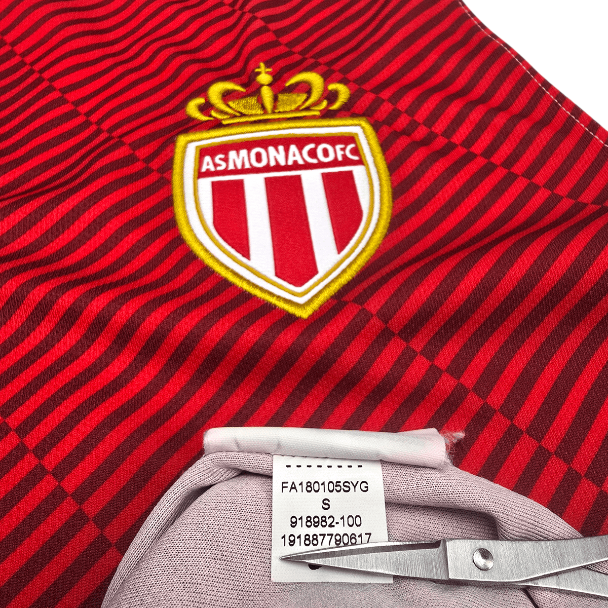 2018/19 Monaco Home Football Shirt (S) Nike 9 Falcao - Football Finery - FF300755