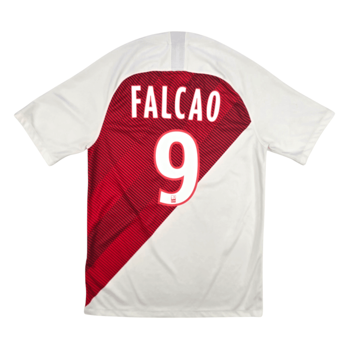 2018/19 Monaco Home Football Shirt (S) Nike 9 Falcao - Football Finery - FF300755