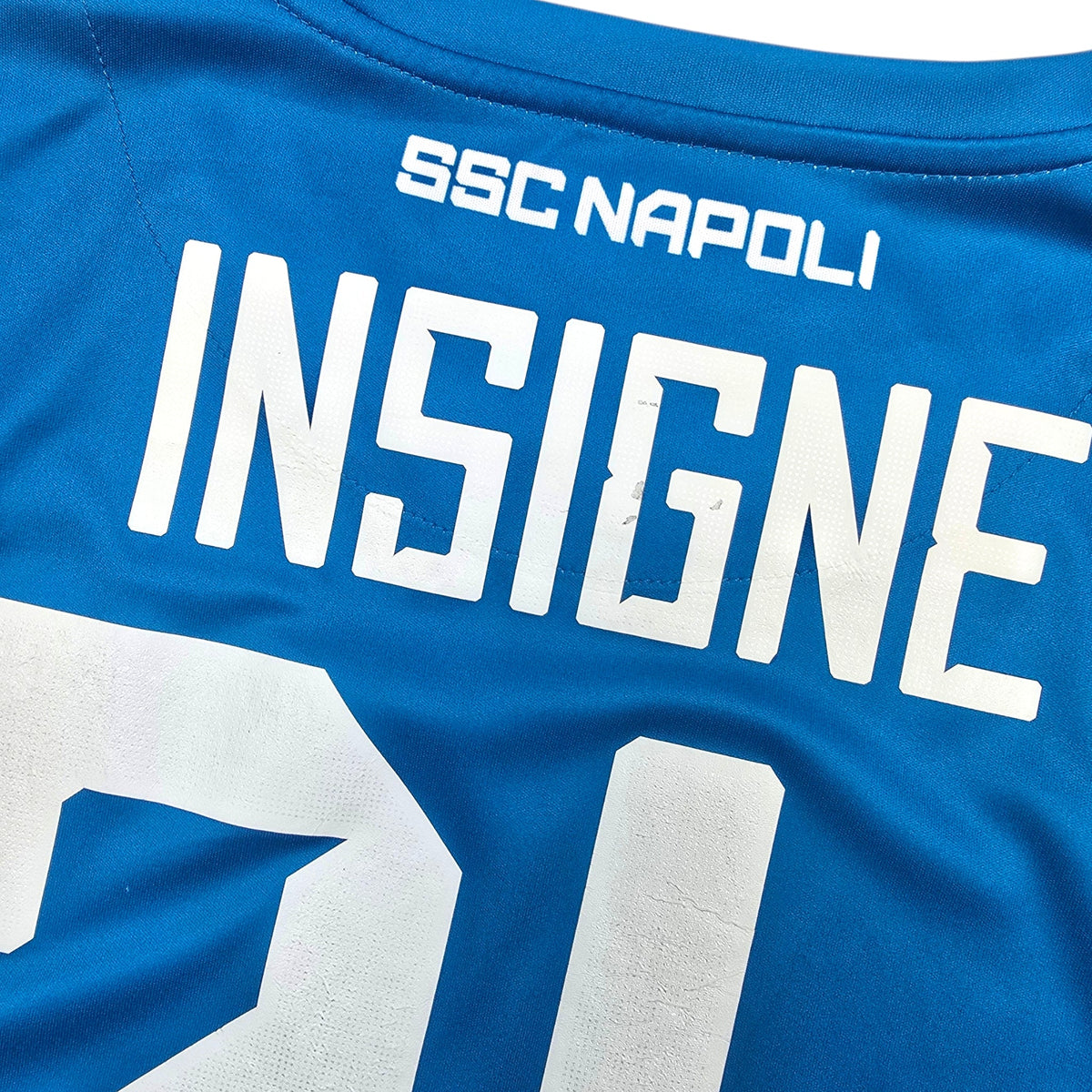 2018/19 Napoli Home Football Shirt (L) Kappa 24 Insigne - Football Finery - FF304071