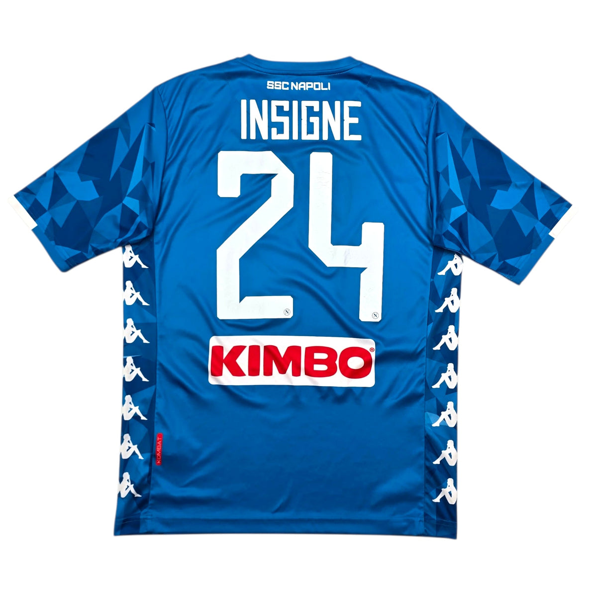 2018/19 Napoli Home Football Shirt (L) Kappa 24 Insigne - Football Finery - FF304071