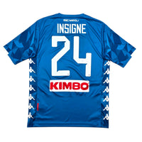 2018/19 Napoli Home Football Shirt (L) Kappa 24 Insigne - Football Finery - FF304071