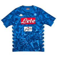 2018/19 Napoli Home Football Shirt (L) Kappa 24 Insigne - Football Finery - FF304071
