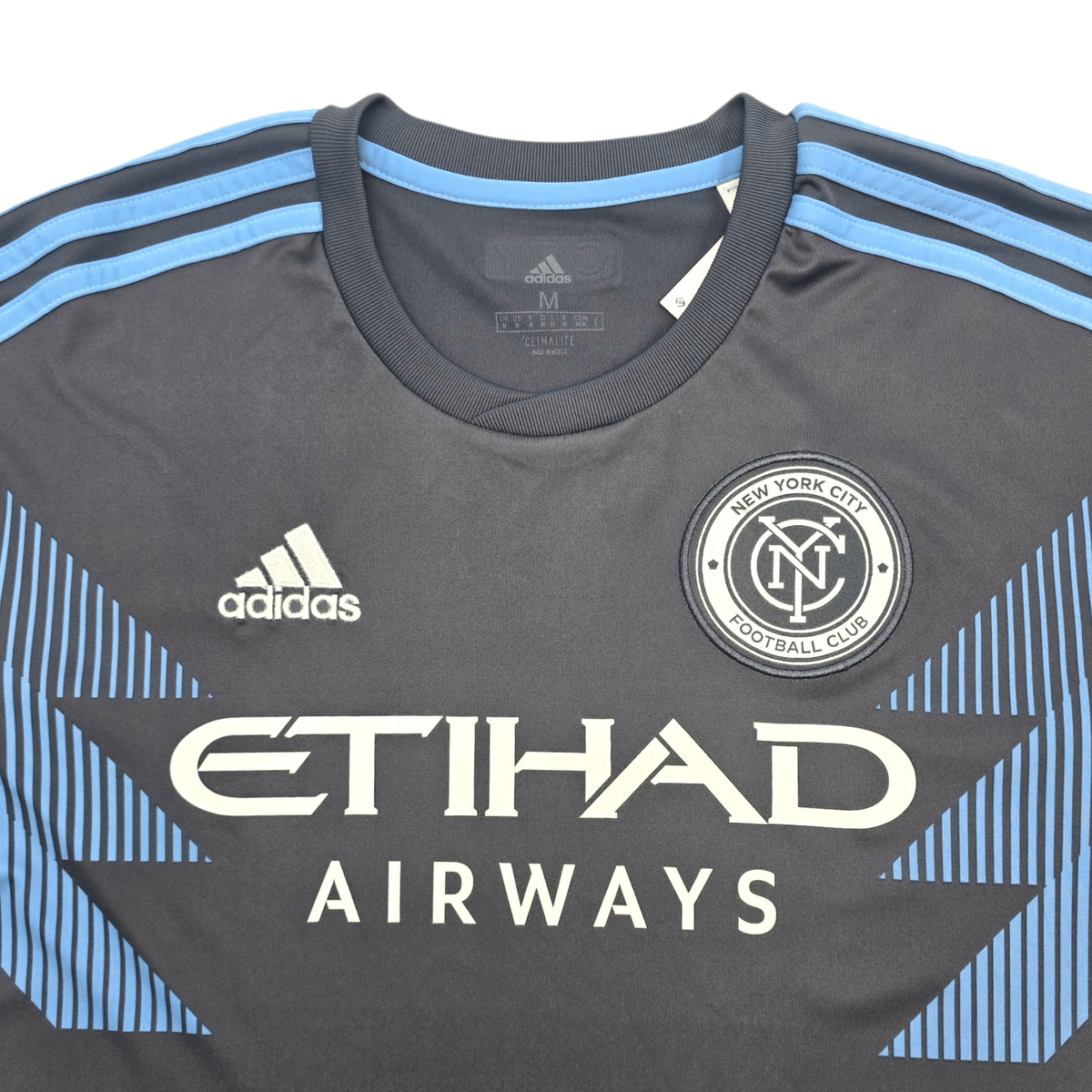 2018/19 New York City Away Football Shirt (M) Adidas - Football Finery - FF303248