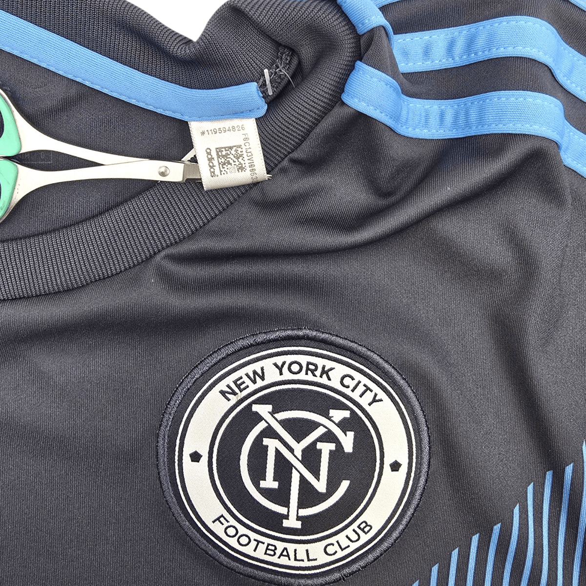 2018/19 New York City Away Football Shirt (M) Adidas - Football Finery - FF303248