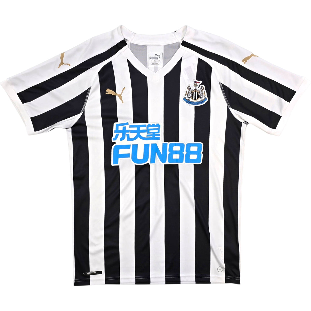 2018/19 Newcastle United Home Football Shirt (M) Puma 24 Almiron - Football Finery - FF303880