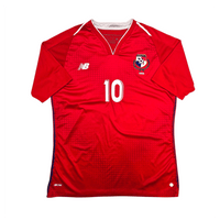 2018/19 Panama Home Football Shirt (XL) New Balance 10 I. Diaz - Football Finery - FF304219
