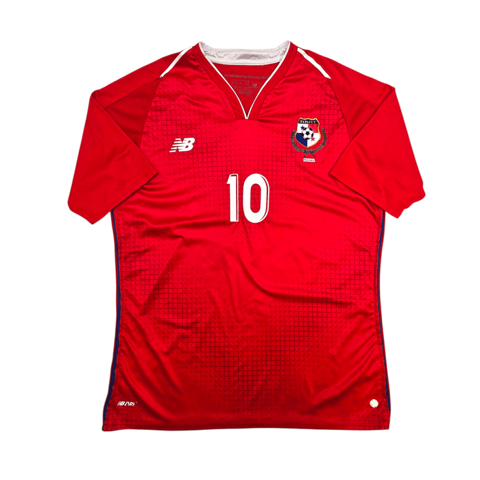 2018/19 Panama Home Football Shirt (XL) New Balance 10 I. Diaz - Football Finery - FF304219